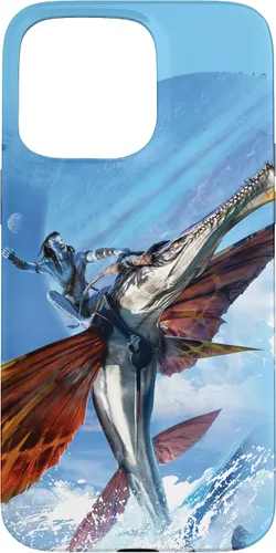 Vista 28 de iPhone 16 Avatar: El camino del agua Jake Sully Riding Skimwing Funda pintada