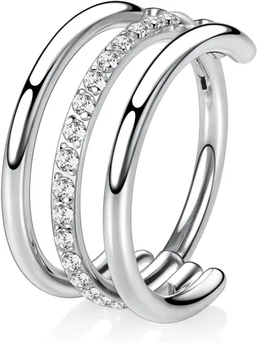 Vista 31 de Anillo Clicker de Acero Quirúrgico 316L para Tabique Nasal, Aro para Nariz, Aro Durmiente, Pendiente de Aro, Hélix, Rook, Conch, Cartílago, Daith