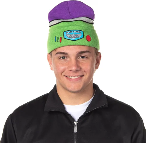 Vista 4 de Disney Toy Story Space Ranger Buzz Lightyear - Gorro de punto, multicolor, Multi colorido