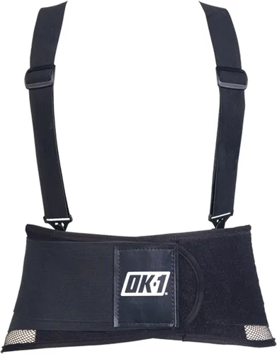 Vista 2 de OK-1 00689 - Cinturón lumbar negro, talla 2XL