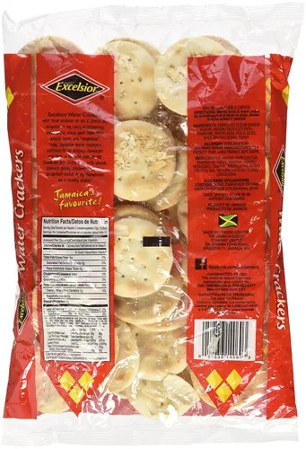 Vista 2 de Excelsior Water Crackers, 10.58 oz (Paquete de 3) (El embalaje puede variar)