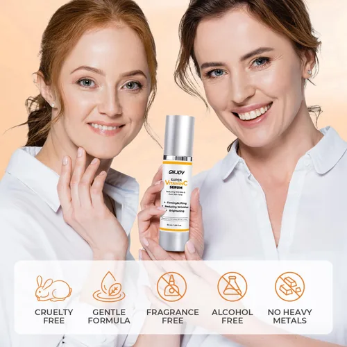 Vista 7 de Suero de vitamina C para la cara 84% suero Super C para mujeres mayores de 70 años, con vitamina C ácido hialurónico cafeína para piel madura