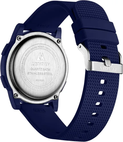 Vista 2 de LN LENQIN Mens Watches Digital Watch for Men Stopwatch Ultra-Thin Minimalist Military Sports Waterproof Mens Wrist Watches with LED