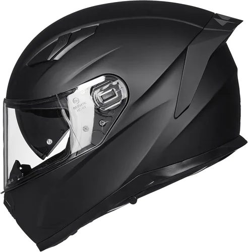 Vista 10 de ILM MIPS Casco de Moto Cara Completa con Inserción Pinlock, Doble Visera Antiniebla, para Carreras, para Hombres y Mujeres, Certificado DOT