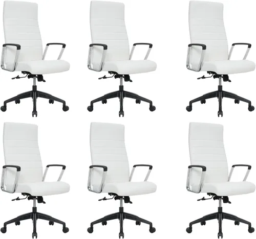 Vista 46 de LeisureMod Hilton Leather Executive Office Chair, Adjustable Height Negro