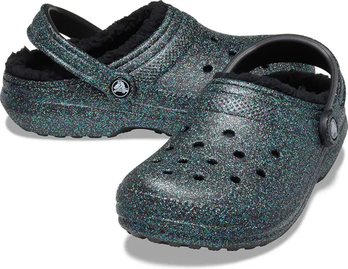 Vista 7 de Crocs Unisex-Adult Classic Lined Clog-Glitter