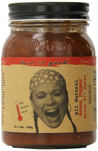 Vista 5 de Pain is Good - Salsa de ajo habanero - 15.5 onzas - Fabricado en Estados Unidos con pimientos de cayena y habanero - Todos los ingredientes
