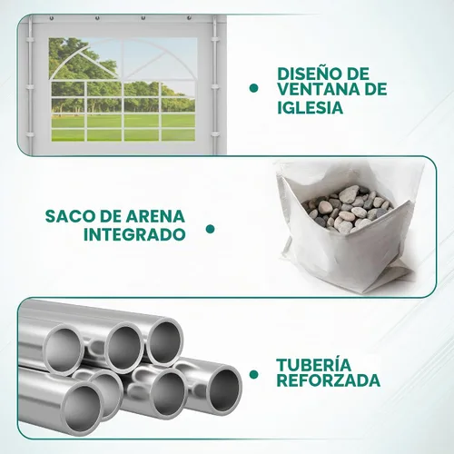 Vista 5 de YITAHOME Refugios resistentes del acontecimiento de la boda del PVC