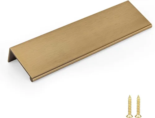 Vista 23 de Goldenwarm - Paquete de 10 tiradores negros de 2-1/2 pulgadas con borde de dedo, tiradores para cajones de cocina, color negro mate, manijas