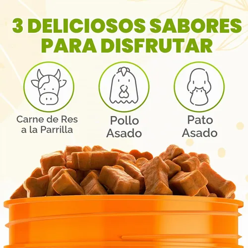 Vista 7 de ZENO Probióticos masticables para perros, 150 piezas, apoyo para la salud digestiva e intestinal, masticables probióticos para perros con enzimas e