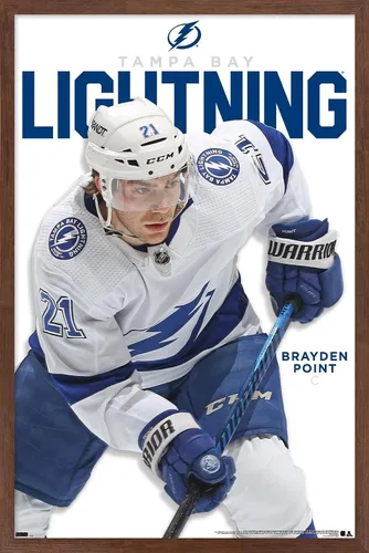 Vista 17 de Trends International NHL Tampa Bay Lightning - Póster de pared de la serie 23 de Brayden Point Versión enmarcada en blanco