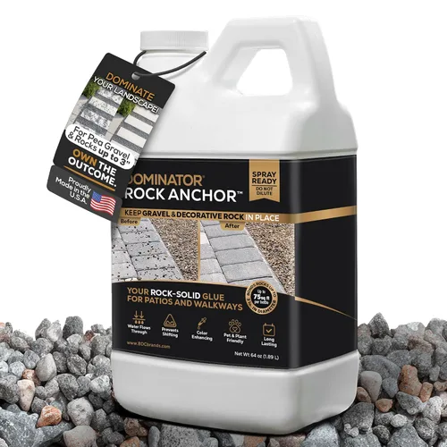 Vista 9 de DOMINATOR Mulch Anchor - Pegamento de mantillo para paisajismo Spray de pegamento para mantillo de goma, virutas de madera, paja de pino, cedro