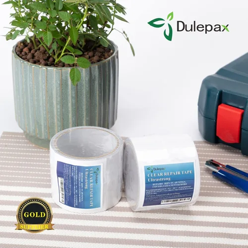 Vista 7 de Dulepax - Cinta de reparación de tela ultra fuerte, 16.4 pies x 2.95 pulgadas, ideal para cubiertas de barco, tiendas de campaña, toldos, cubiertas