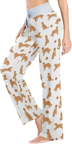 Vista 3 de vvfelixl Pantalones de pijama para mujer ropa de dormir pantalones de pijama multicolor XS-XL