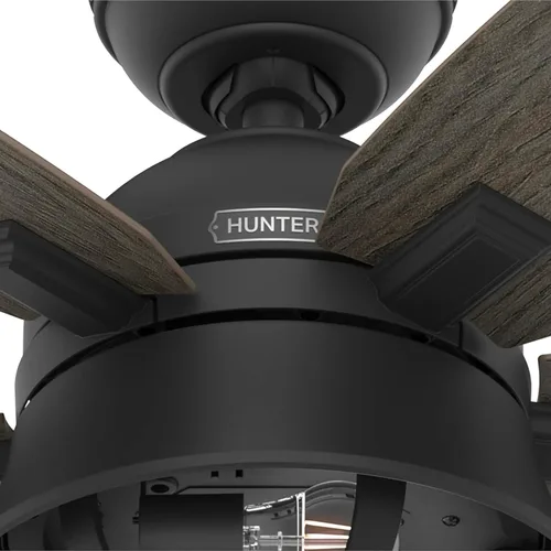 Vista 12 de Hunter Fan Company 51579 Hampshire - Ventilador de techo, 52, negro mate