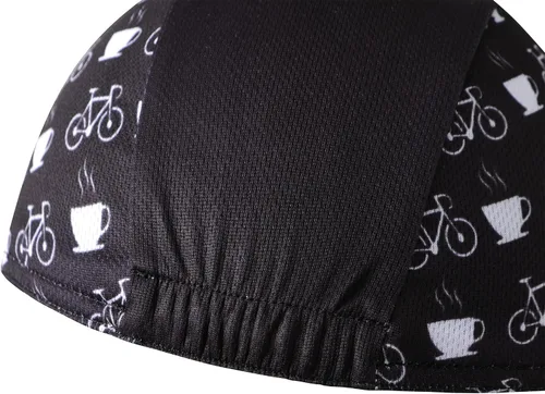 Vista 2 de Bikingbros Coffee Cycling Cap - Polyester Cycling Hat-Under Helmet - Cycling Helmet Liner Breathable&Sweat Uptake