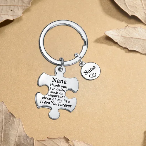 Vista 3 de Llavero de regalo para mujeres y niñas, regalos inspiradores para mamá, hija, hermana, sobrina, abuela, niñera, cumpleaños, regalos de Navidad