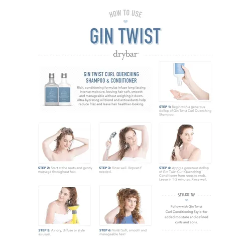 Vista 6 de Drybar Acondicionador de enfriamiento de rizos Gin Twist