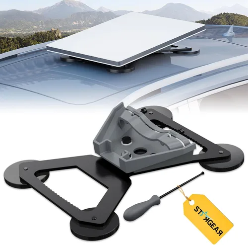 Vista 10 de Starlink - Mini soporte magnético Starlink de 200 libras de alta resistencia con orificios de instalación de imanes ajustables, kit de montaje