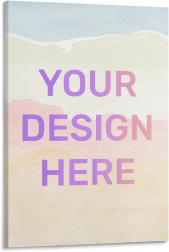 Vista 31 de Lienzo enmarcado con cita personalizada, lienzo motivacional positivo, arte de pared, crea tus propias imágenes, póster personalizado para sala