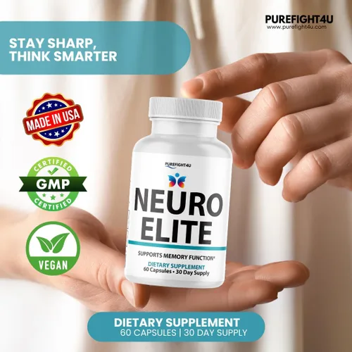 Vista 2 de Fórmula cognitiva Neuro Elite, suplemento cerebral para memoria y concentración, apoya el rendimiento cognitivo, suplemento de fórmula natural