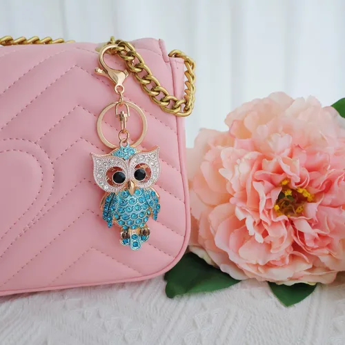 Vista 4 de Llaveros para mujer, lindos llaveros para mujer, llavero divertido para su hermana o niña, regalo de cumpleaños para mujer, llavero para billetera