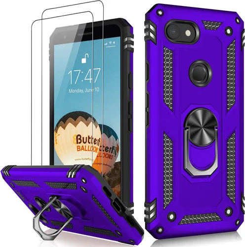 Vista 42 de LUMARKE para Google Pixel 3A XL - Funda con protector de pantalla, funda protectora grado militar probada contra caídas de 16 pies con soporte