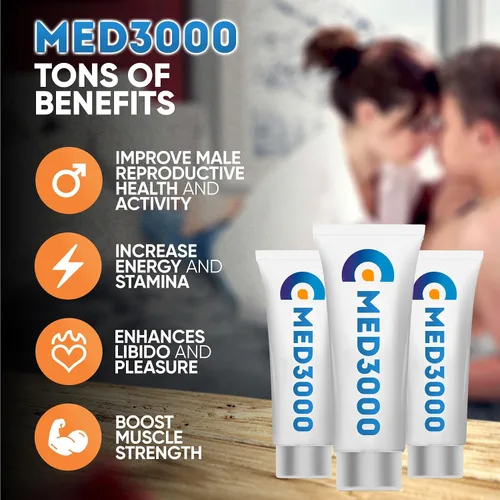 Vista 2 de Max Performance Med3000 Gel para hombre - Fórmula intensa para poder masculino