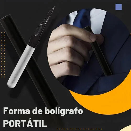 Vista 5 de Kit limpiador para auriculares, kit de limpieza para Airpods Pro 1 2 3, herramienta de limpieza multifunción con cepillo, esponja de vellón