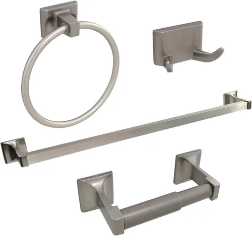 Vista 6 de Formosa Design Hardware - Kit de accesorios de baño (4 piezas, bronce oscuro)