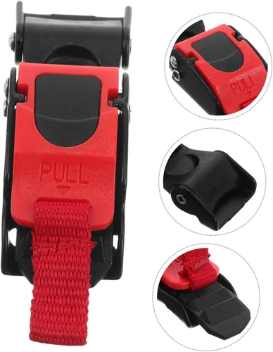 Vista 6 de LIOOBO Hebilla para motocicleta, sistema de bloqueo de liberación universal, construcción de nailon resistente, fácil de usar, cierre seguro