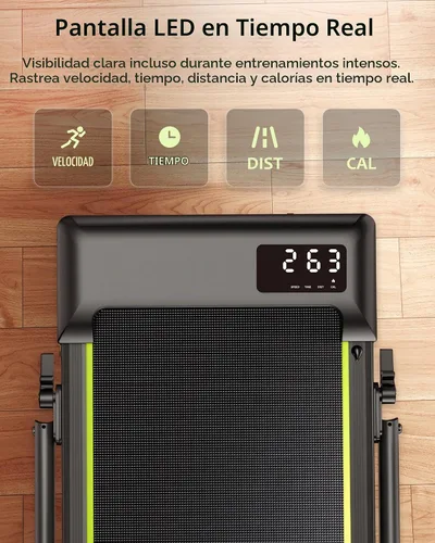 Vista 10 de Walking Pad Treadmill with Incline and Height Adjustable Handle Bar