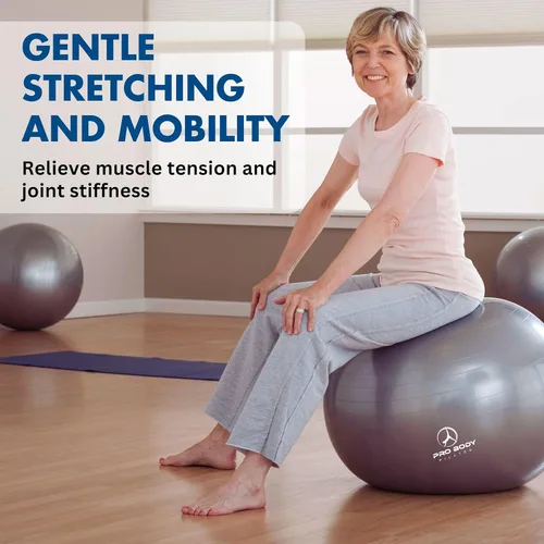 Vista 6 de ProBody Pilates Pelota de yoga - Pelotas de ejercicio, varios tamaños, para estabilidad, embarazo, entrenamiento y terapia física