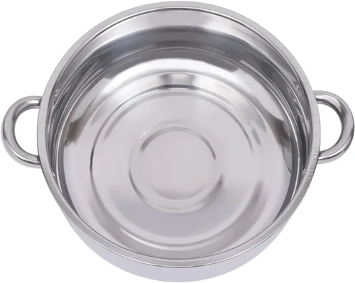 Vista 8 de Vaporizador de alimentos multiusos de 5 niveles de acero inoxidable con tapa, olla para cocinar verduras y cocinar al vapor de 11.0 in/11 pulgadas