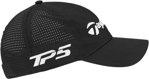 Vista 4 de Taylormade Golf 2026 Tour Litetech Sombrero Blanco Ajustable Negro