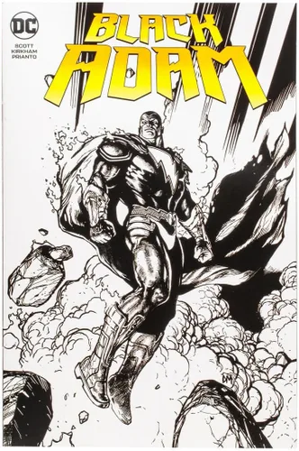 Vista 7 de McFarlane Direct Page Punchers 15894 - Figura de acción y cómic Black Adam (variante de arte lineal, 7.1 in)