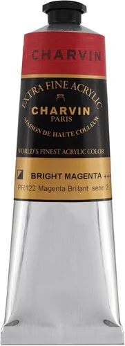 Vista 143 de Charvin Pintura acrílica profesional extrafina – verde absenta, tubo de 2.1 fl oz, pigmentos de triple fresado, resistente a la luz, pinturas