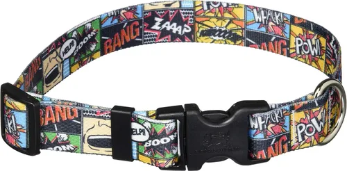 Vista 17 de Yellow Dog Design Collar para perro con graffiti, tamaño grande, 18 a 28 pulgadas Perro Graffiti