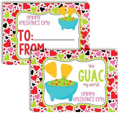 Vista 11 de AmandaCreation - Tarjetas para el día de San Valentín con chispas de chocolate con chispas de chocolate para regalar a amigos y compañeros de clase