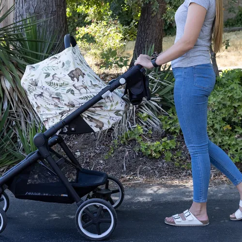 Vista 6 de Pobi Baby - Funda multiusos de alta calidad, funda de lactancia, fundas de asiento de auto para bebé, carrito de compras, silla alta y funda