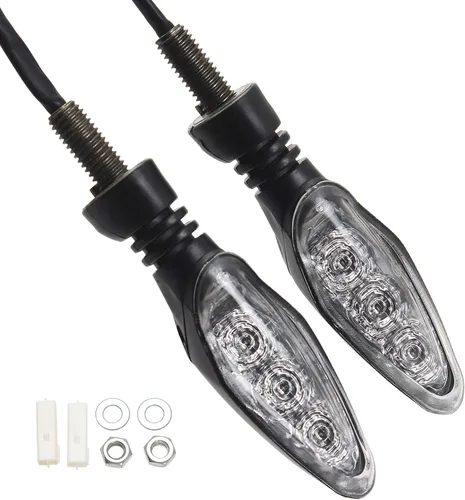 Vista 10 de 2 piezas de señales de giro LED para motocicleta, indicadores delanteros/traseros, compatibles con KTM 690 Duke/Enduro/SMC, 790/890 Adventure
