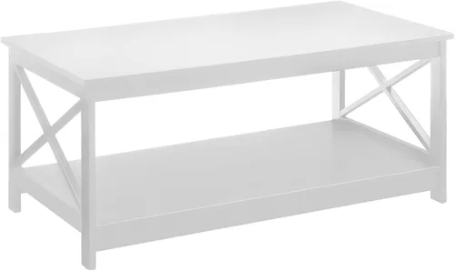 Vista 10 de Convenience Concepts – Mesa de café Oxford, Madera, Negro
