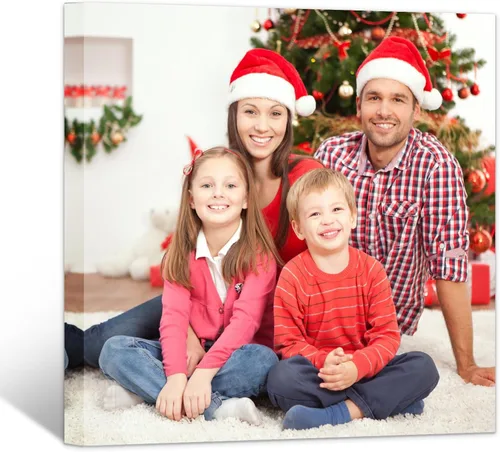 Vista 16 de GagetElec Foto personalizada al lienzo, impresiones en lienzo personalizadas con tus fotos (6 x 8 pulgadas enmarcadas), regalos de Navidad
