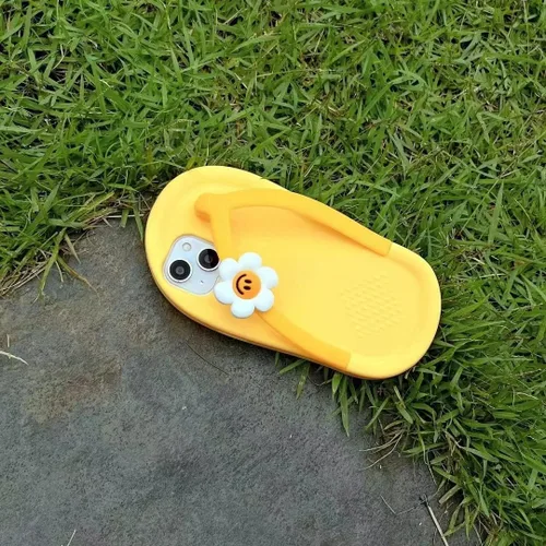 Vista 7 de Yatchen Kawaii - Fundas para teléfono para iPhone 7 Plus/8 Plus, bonita funda de silicona suave con chanclas para teléfono 3D, iPhone 7 Plus/8 Plus