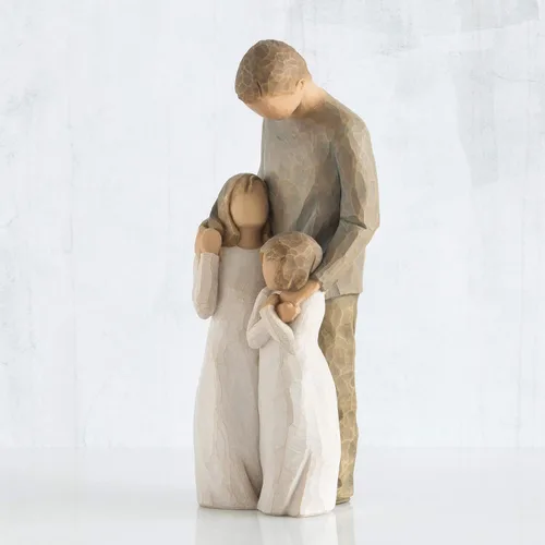 Vista 3 de Willow Tree Mis niñas, mirándote, veo maravilla, alegría, fuerza, celebra las relaciones amorosas entre padres e hijos, abuelos y nietos, figura