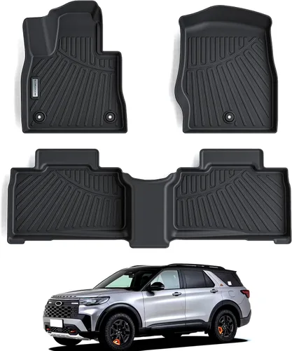 Vista 45 de Revestimientos de suelo para Acura ADX y Honda HR-V 2023-2026 TPE 2023-2026 TPE protección para todo tipo de clima, tapetes de primera y 2ª fila