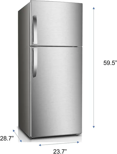Vista 4 de Refrigerador de 11.6 pies cúbicos sin escarcha de Premium Levella Acero inoxidable