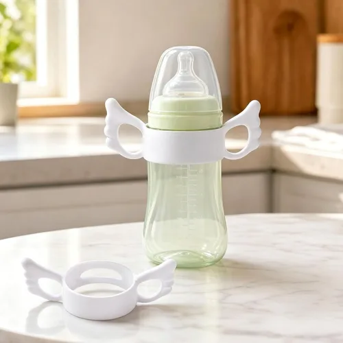 Vista 7 de 3 asas de biberón para Boon Nursh - Soporte de silicona para botellas, mango de botella de fácil agarre con instalación rápida para sujeción