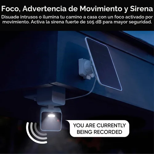 Vista 10 de WYZE Cámara solar Pan, cámaras de seguridad 2K inalámbricas al aire libre