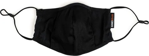 Vista 3 de Gator Cases Double-Layer Face Mask with Magnetized Cotton Flap, Ideal for Wind Instrument Performance; Large (GBOM-LARGEBK)